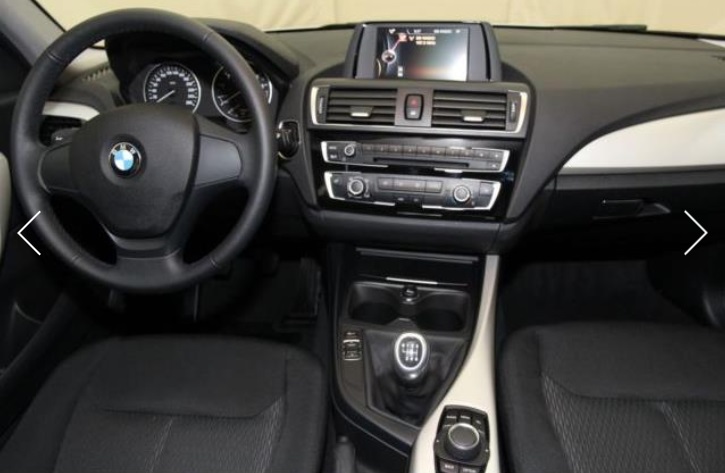 Left hand drive car BMW 1 SERIES (01/05/2015) - 